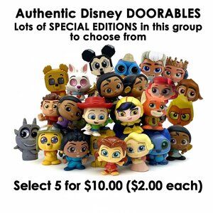 5/$10 Authentic Disney Doorables Collectible figures You CHOOSE SPECIAL EDITIONs